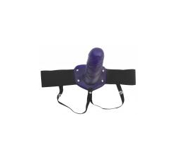   Universal Hollow Strap On Purple Dildo  